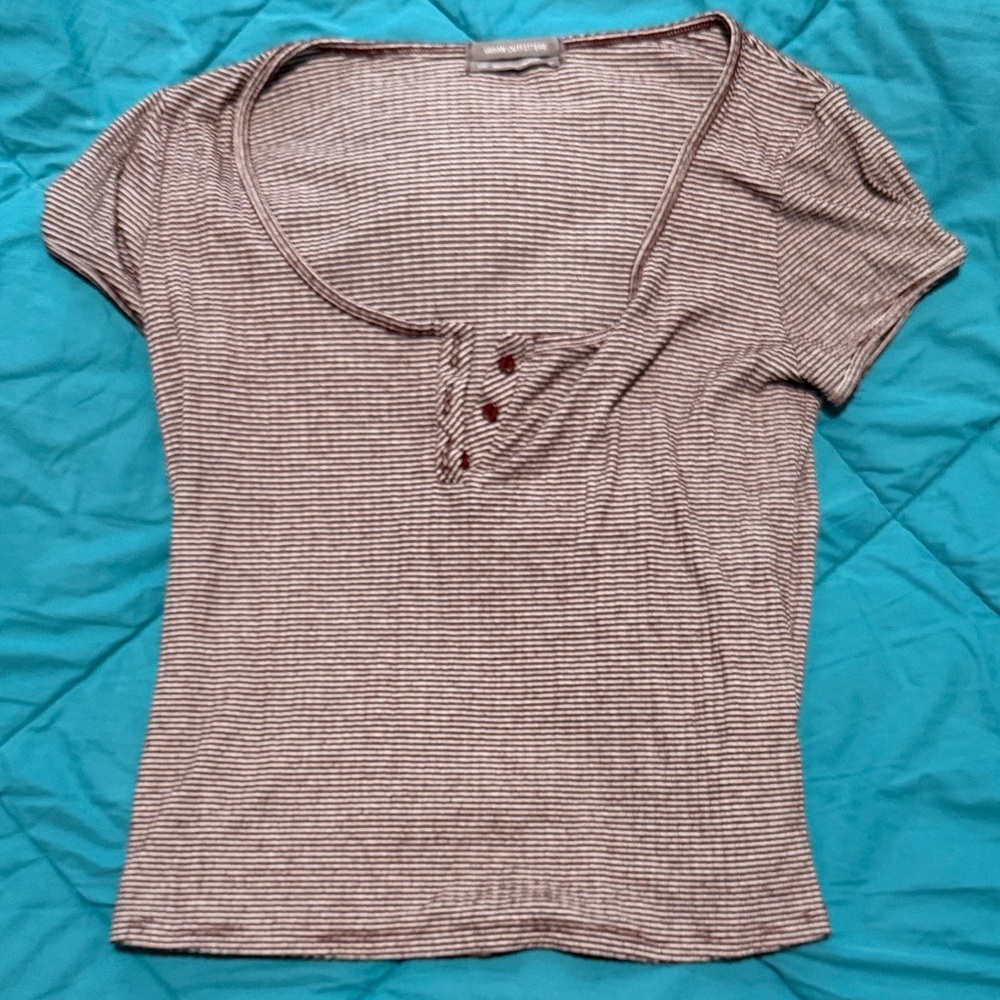 Urban Outfitters- Striped Women's Baby Tee